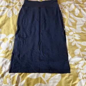 Athleta Dark Blue Pencil Skirt